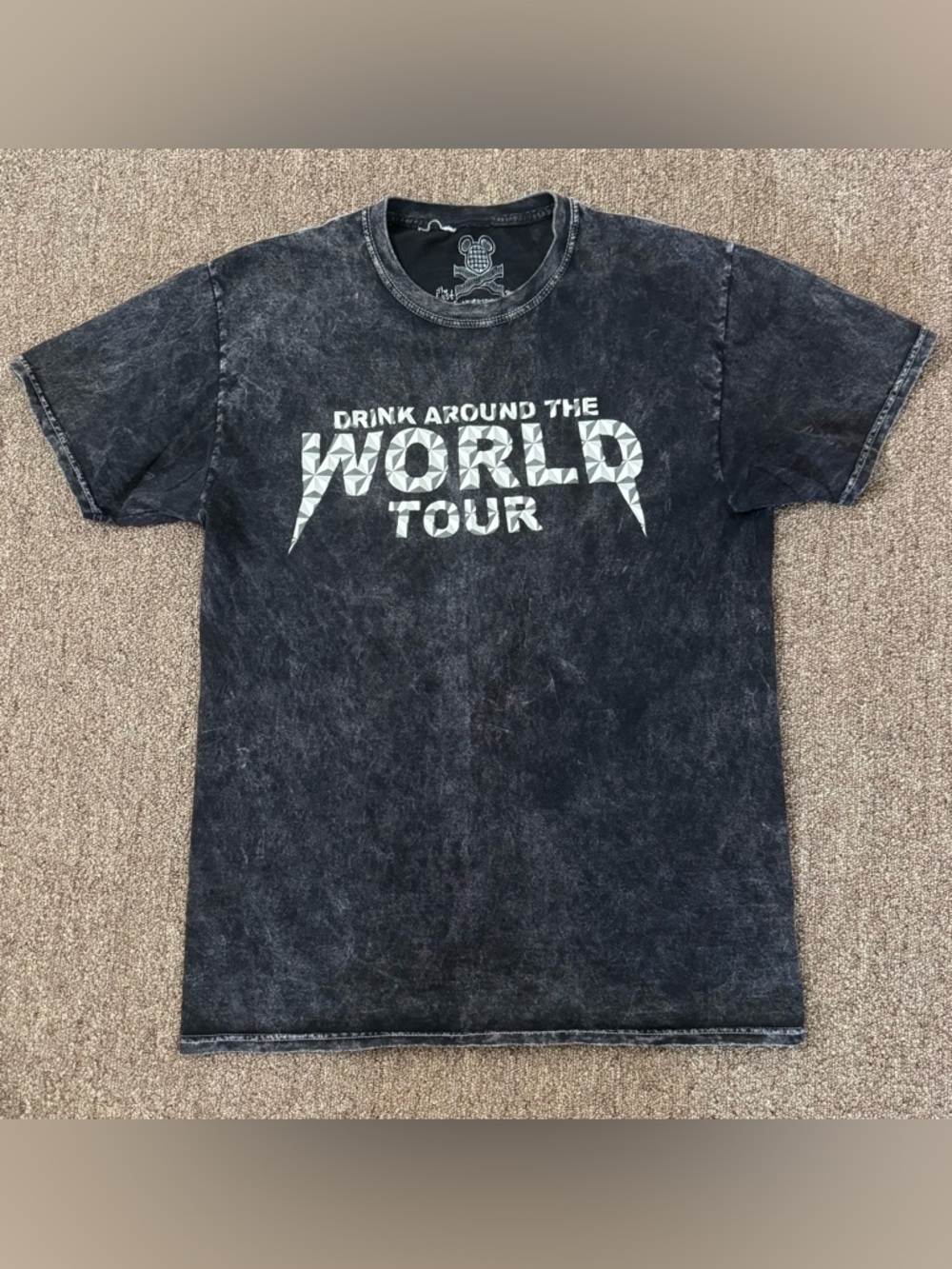 Walt Disney World EPCOT Spaceship Earth Drink Around The World Tour T-shirt